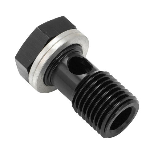 Proflow Fitting Banjo Bolt 1/4"-18 NPSM Thread, 26mm UHL, Black