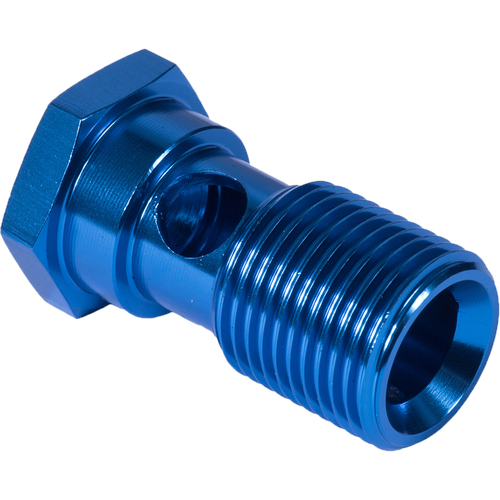 Proflow Fitting Banjo Bolt M16 x 1.50 Thread, 28.5mm Long, Blue