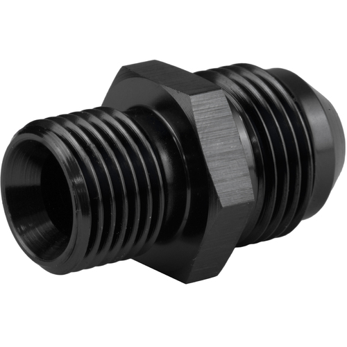 Proflow Fitting Adaptor Male 16mm x 1.50mm To Fitting Adaptor Male -08AN, Black