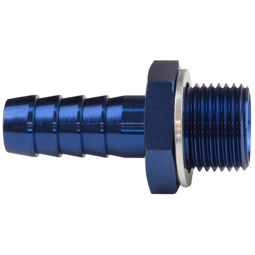 Proflow Fitting Adaptor Male M10 x 1.00mm To 8mm Barb, Blue