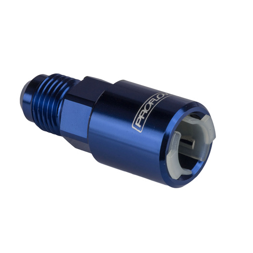 Proflow 3/8in. Female Fitting Quick Connect Straight To -08AN Male, Blue