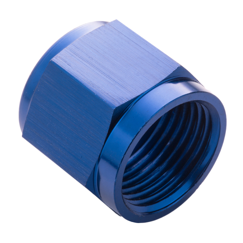 Proflow Aluminium Tube Nut AN3 For 3/16in. Tube, Blue