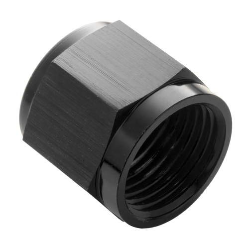 Proflow Aluminium Tube Nut AN3 For 3/16in. Tube, Black