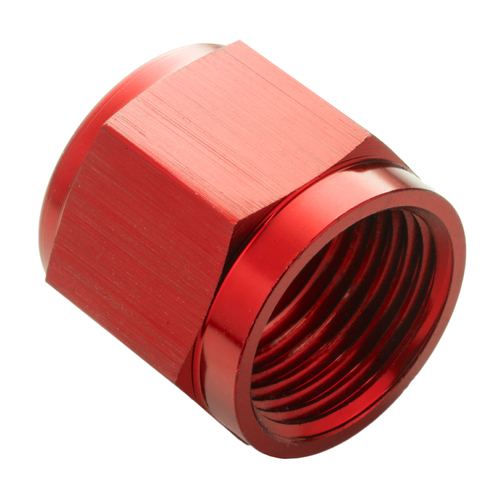 Proflow Aluminium Tube Nut AN3 For 3/16in. Tube, Red