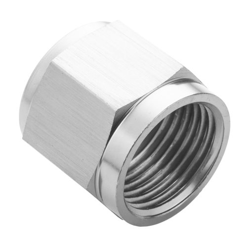 Proflow Aluminium Tube Nut AN4 For 1/4in. Tube, Silver