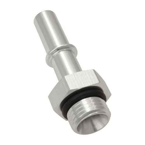 Proflow 3/8'' Fitting Male Quick Connect To -08AN O-Ring Male, Silver