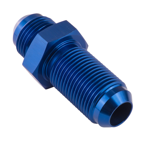 Proflow Adaptor AN Flare -04AN Bulkhead, Blue