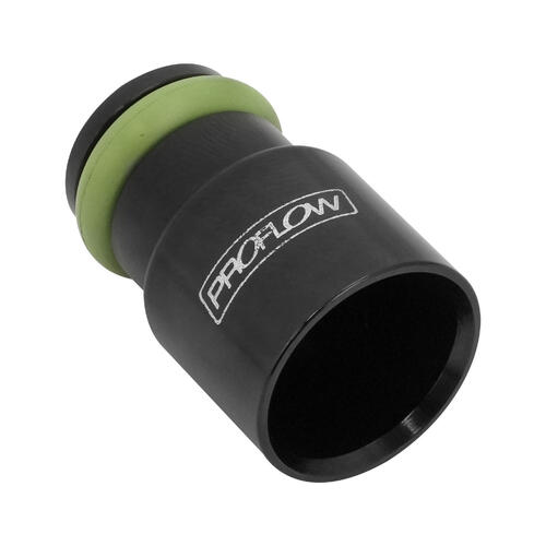 Proflow Aluminium Fuel Injector Adaptor, Converts Extended Tip Injector to Standard Length, 14mm,  Black