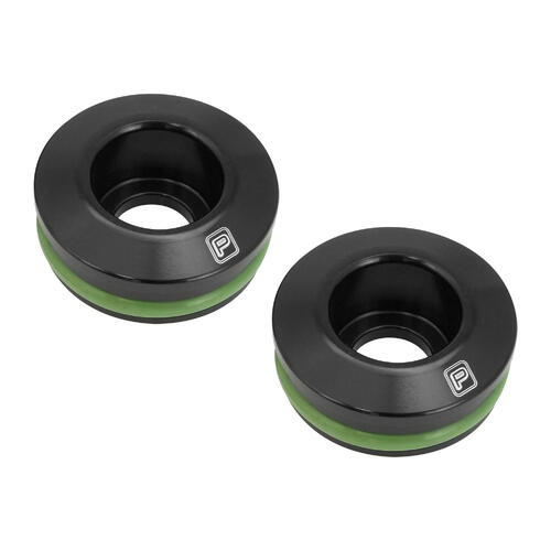 Proflow Fuel Injector Insert Adapters, Suit Factory Nissan RB25 Intake Manifold, 25mm, Black, Pair