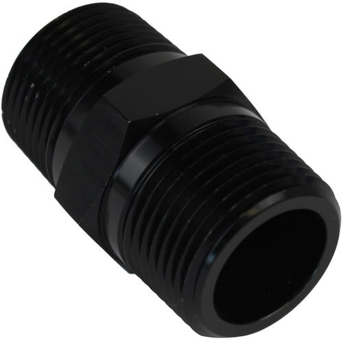 Proflow Fitting Male Pipe To Fitting Male Pipe 1/4in., Black