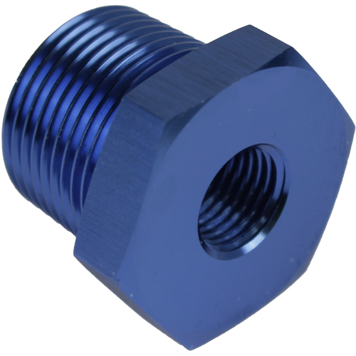 Proflow Fitting NPT Pipe Reducer 3/8in. To 1/8in., Blue