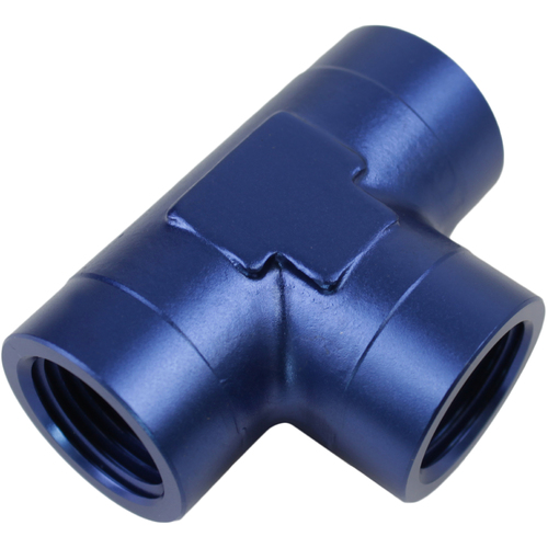Proflow Female Adaptor Pipe Tee 3/4in. NPT, Blue