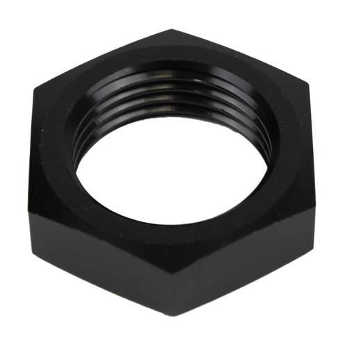 Proflow Aluminium Bulkhead AN Nut -06AN, Black