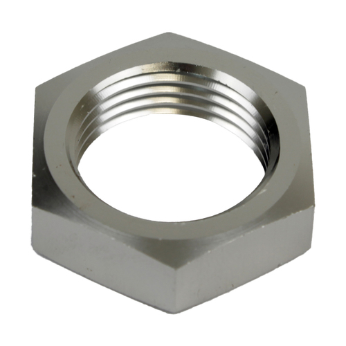 Proflow Aluminium Bulkhead AN Nut -08AN, Silver