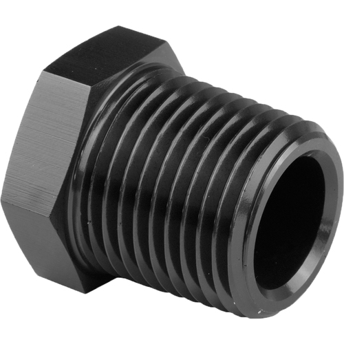 Proflow Fitting Aluminium Hex Head Plug 1/8in. NPT, Black