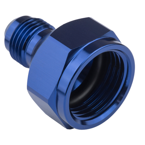 Proflow Female Adaptor -08AN To -06AN Male Reducer, Blue
