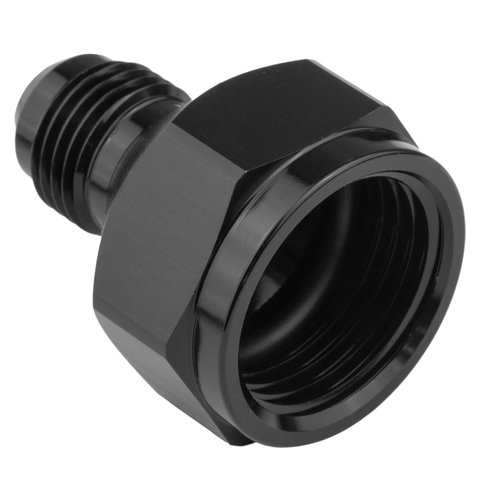 Proflow Female Adaptor -08AN To -06AN Male Reducer, Black