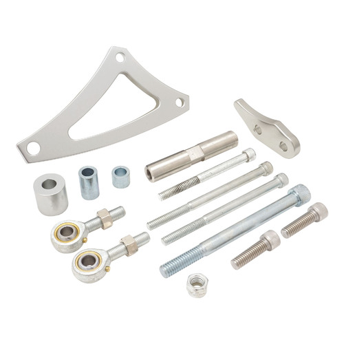 Proflow Alternator Bracket Kit, Billet Aluminium BB Ford 429-460, Drivers Side Low Mount, Polished. Kit 