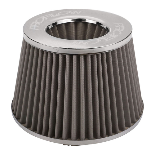 Proflow Air Filter Pod Style Stainless 100mm High 63.5mm (2-1/2') Neck