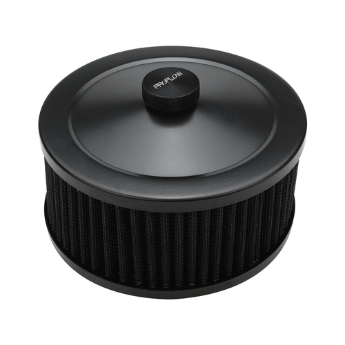 Proflow Air Filter Assembly Round 6in. x 2in, Black