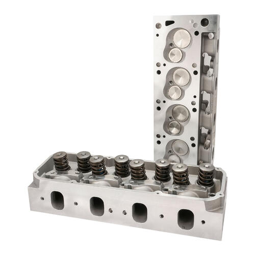 Proflow Cylinder Heads, AirMax 200, Bare Aluminium, SB Ford Cleveland , 2V 68cc Chamber, 205cc Intake Runner, Pair