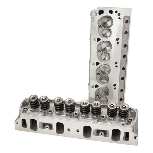 Proflow Cylinder Heads, SuperMax 205, SB Ford 289, 302, 351W, Aluminum, Assembled 7/16 Studs G/Plates 58cc Chamber, 205cc Intake Runner, , 600HP, Pair