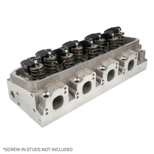 Proflow Cylinder Heads & Rocker Kit, SuperMax 225, Assembled, Aluminium, Ford 302-351 Cleveland, 3V, 73cc Chamber, 225cc Intake Runner, 630HP, Kit