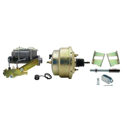 Proflow 8'' Dual Brake Booster & Master Cylinder Combo, GM 58-78 Brake Booster Kit, 1-1/8 '', Kit