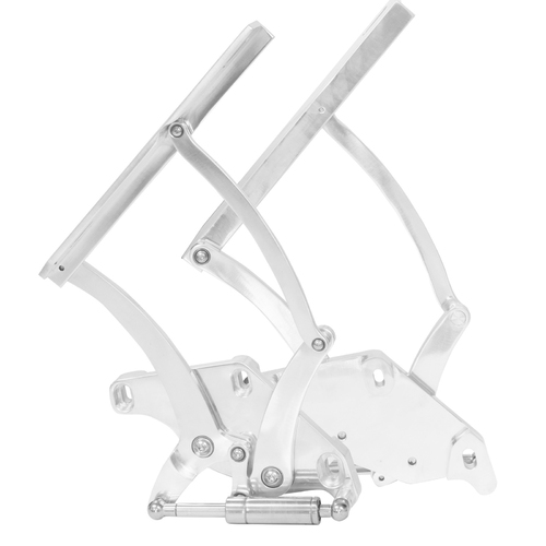 Proflow Bonnet Hinge Kit, Billet Aluminium For Ford Mustang 71-73, Polished