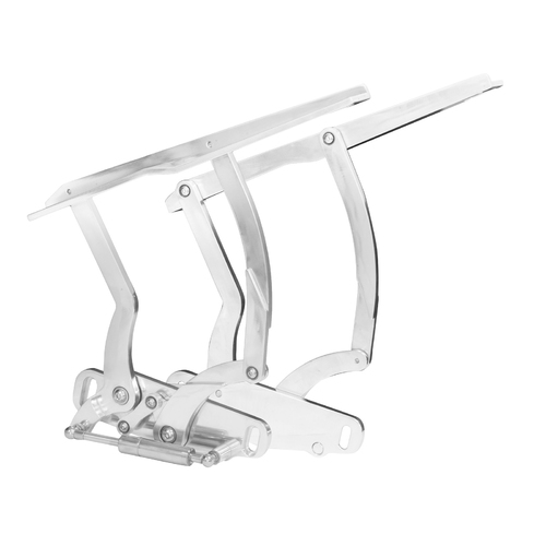 Proflow Bonnet Hinge Kit, Billet Aluminium Chev Camaro 70-81, Polished