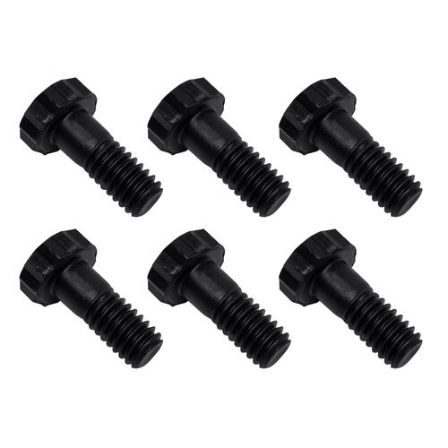 Proflow Bolt Kit, Clutch Pressure plate, Ford 289-460 V-8, Pro Series, 5/16"-18 X 0.767" UHL, 1/2" wrenching, 200,000 psi, Set of 6