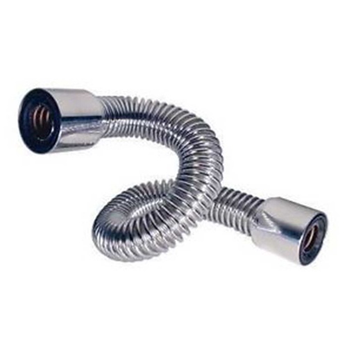 Proflow Radiator Hose Flexible, Stainless Steel Chrome Kit, .12in. Length