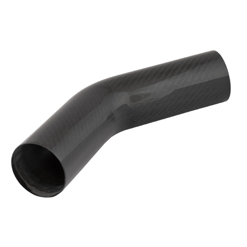 Proflow Carbon Fibre Air Intake Tube 2.50in. 45 Degree Elbow