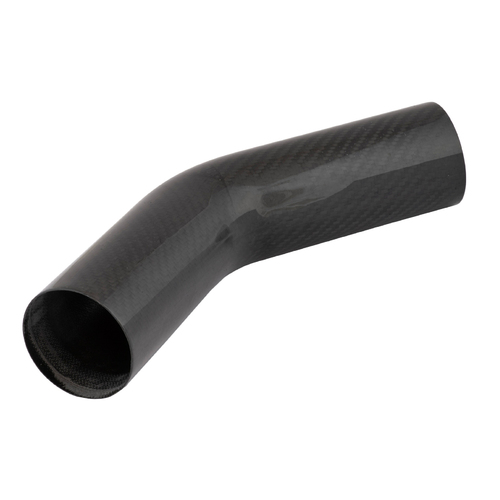 Proflow Carbon Fibre Air Intake Tube 3.50in. 45 Degree Elbow