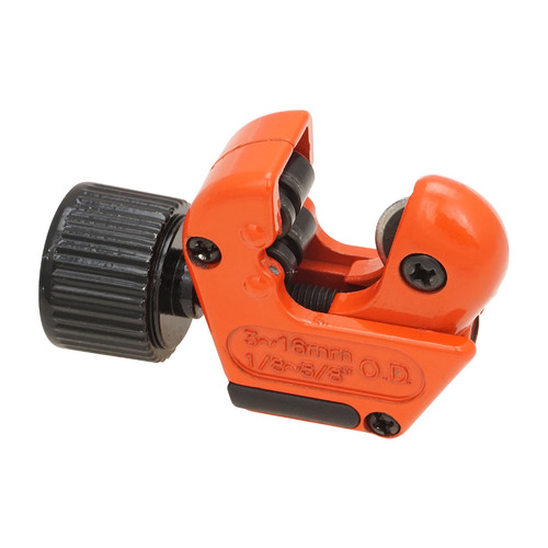 Proflow Mini Tube Cutter, Suits 1/8'' to 5/8"od Tube, Deburrer Inside Knob, Each