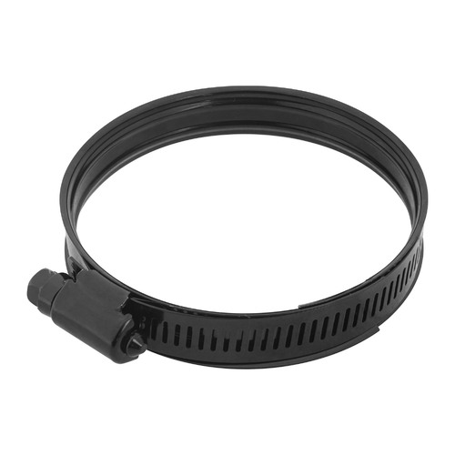 Proflow Dual Bead Hose Clamp, 100-120mm (4.00"-4.70'') Range, Black Stainless Steel, Each