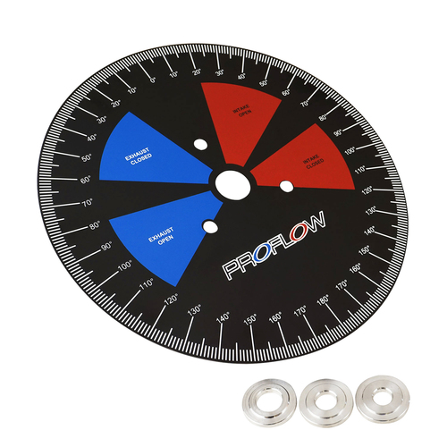 Proflow Pro Degree Wheel Tool, Steel, Black Proflow Colours, 11 Inch Diameter, Each