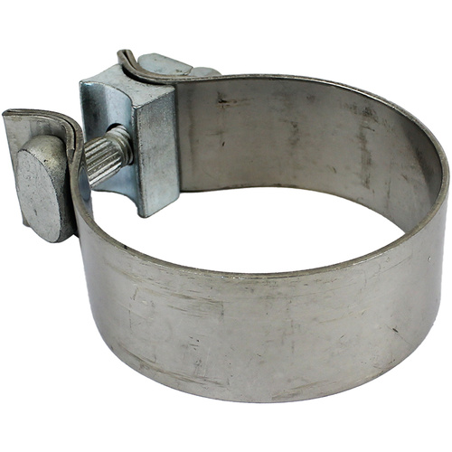 Proflow Exhaust Clamp, Band Clamp, 3.50 in. Diameter, 430 Stainless Steel, Natural, Each