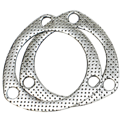 Proflow Collector Gaskets, Graphite, 3-Hole, 3.00 in. Inside Diameter, Pair