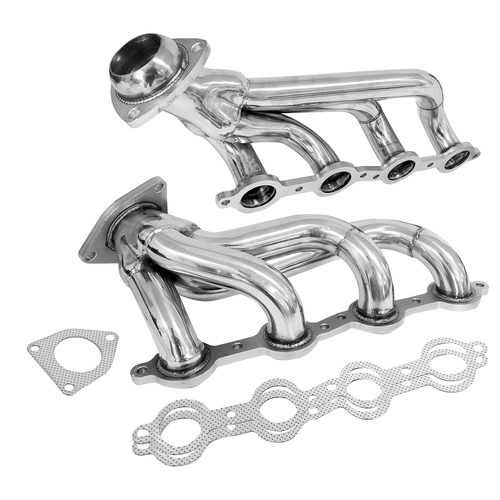 Proflow Exhaust, Stainless Steel, Block Huggers For Chevrolet For Holden LS1 LS2 Rear Outlet