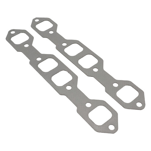 Proflow Header Extractor Gasket, For Holden V8 253/304/308, Stainless with Graphite Overlay, 1.517" X 1.298" Port, Pair