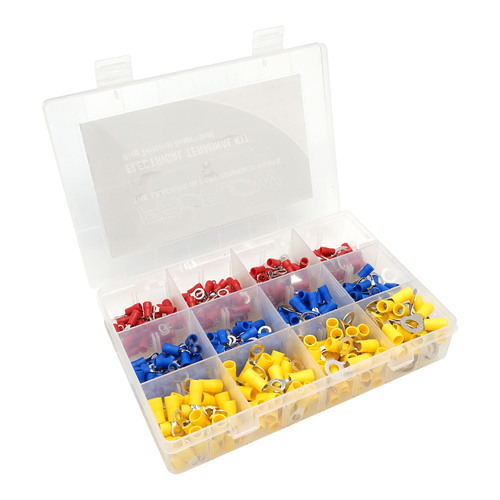 Proflow Electric Terminal Kit, 345 Piece Ring Terminal Assortment, Kit