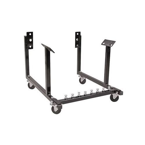 Proflow Engine Dolly, Steel, Black Powder Coat, Wheels Included, For Chevrolet Small & Big Block, Each
