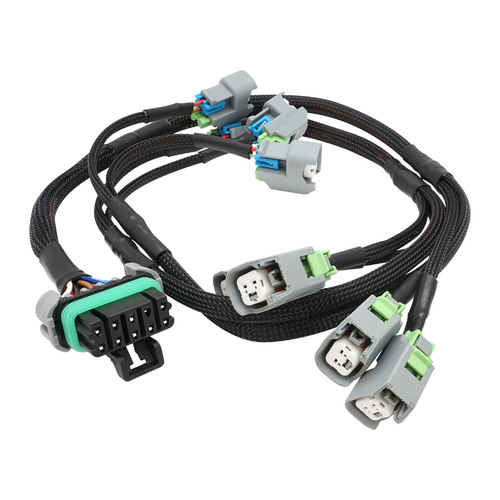 Proflow Fuel Injector Wiring Harness, Suit GM LSX EV6 Injectors, w/Braided PET Sleeve, Kit