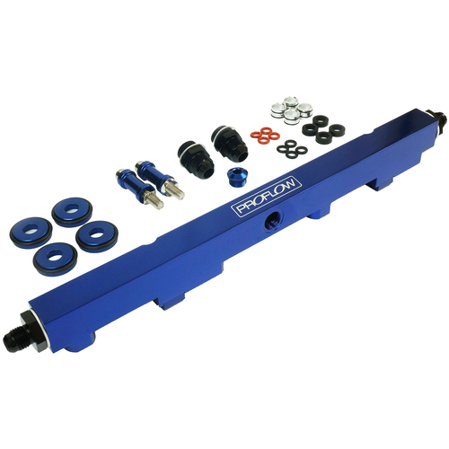 Proflow Fuel Rails Kit, Billet Aluminium, Anodised Blue, For Nissan SR20