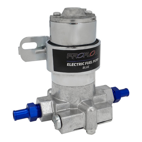 Proflow Fuel Pump, Electric, Rotor, Vane, Blue 110GPH, Cast Aluminium, 3/8 in. NPT, 14 PSI, Universal, Kit