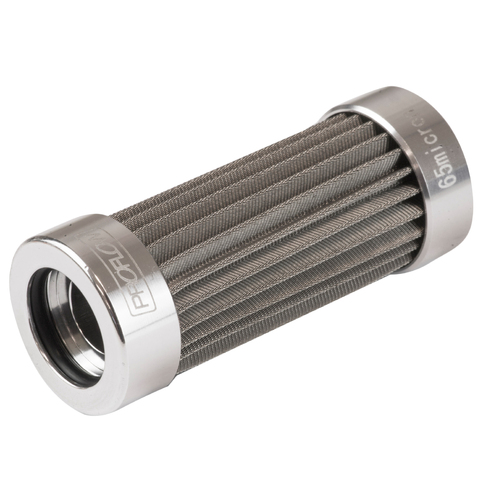 Proflow Fuel Filter Element, Billet Filters 301, Stainless Steel Mesh 10 microns, Each