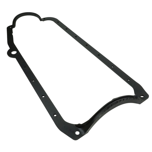 Proflow Oil Pan Gasket, 1-Piece, Rubber SB Chev, 2 Piece Rear Main Seal