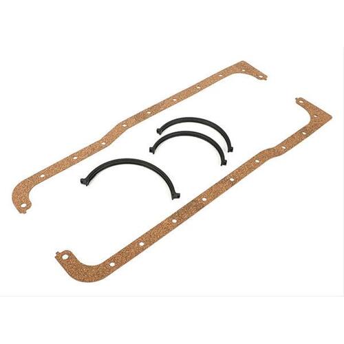 Proflow Oil Pan Gasket Set, Cork/Rubber, SB Ford, 289 302,351W, Set
