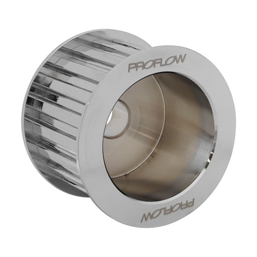Proflow Alternator Pulley, Gilmer, 15mm Bore Bolt-On, Steel, Chrome, Mazda, Each